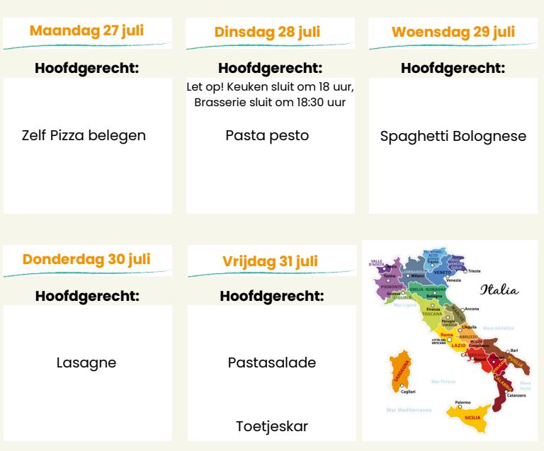 week 31 italie kort