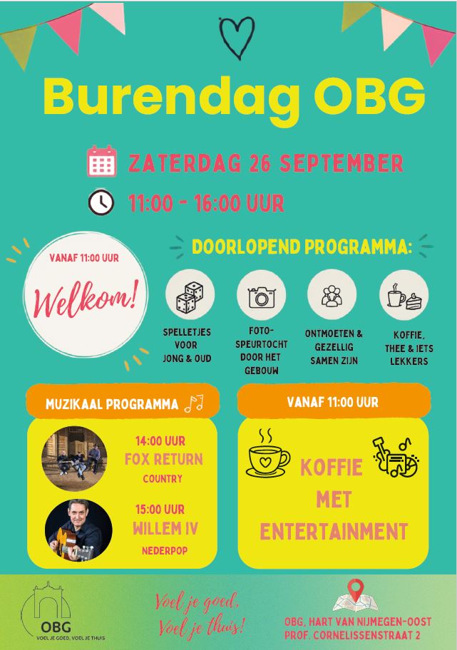 Burendag afbeelding flyer